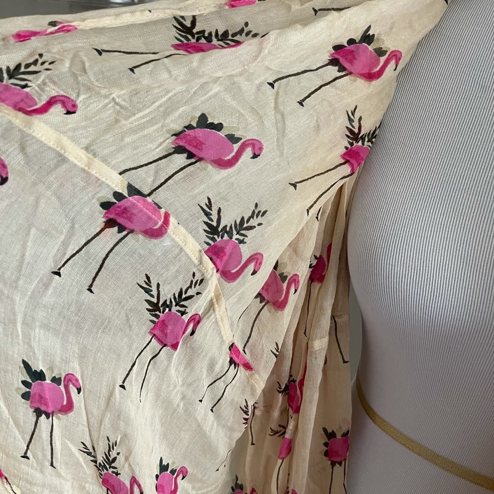 Anthropologie Lulla Flamingo Infinity Scarf - Picture 3 of 3